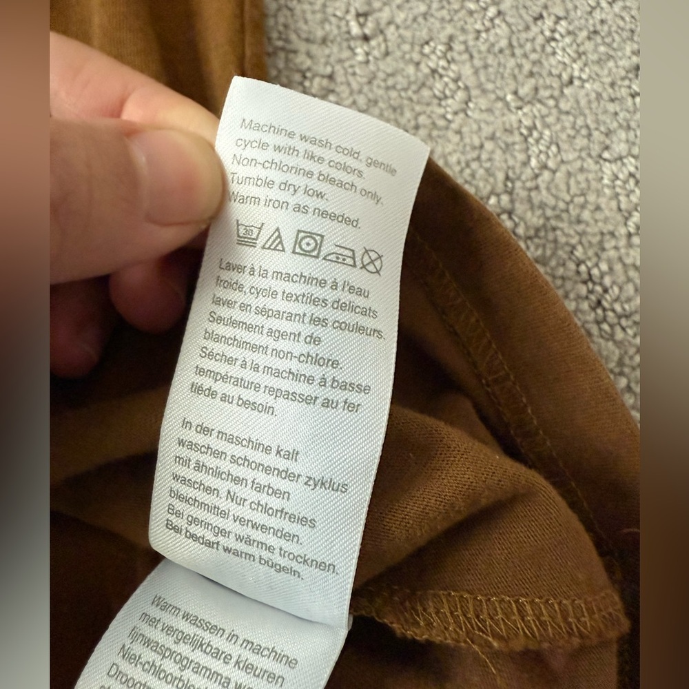 Madewell Crewneck Tee in Brown - Picture 6 of 6